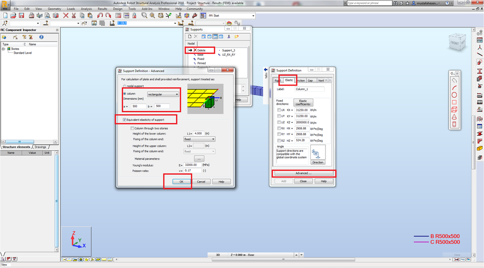 Solved: Slab design / support rigidity - Autodesk Community - Robot  Structural Analysis Products