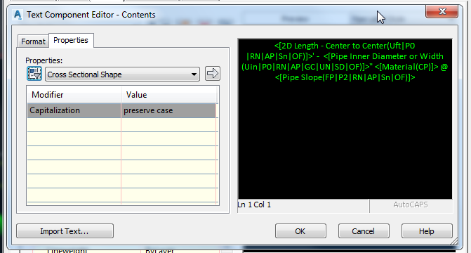 Lisp to Modify Pipe Label to Add Material Property - Autodesk Community