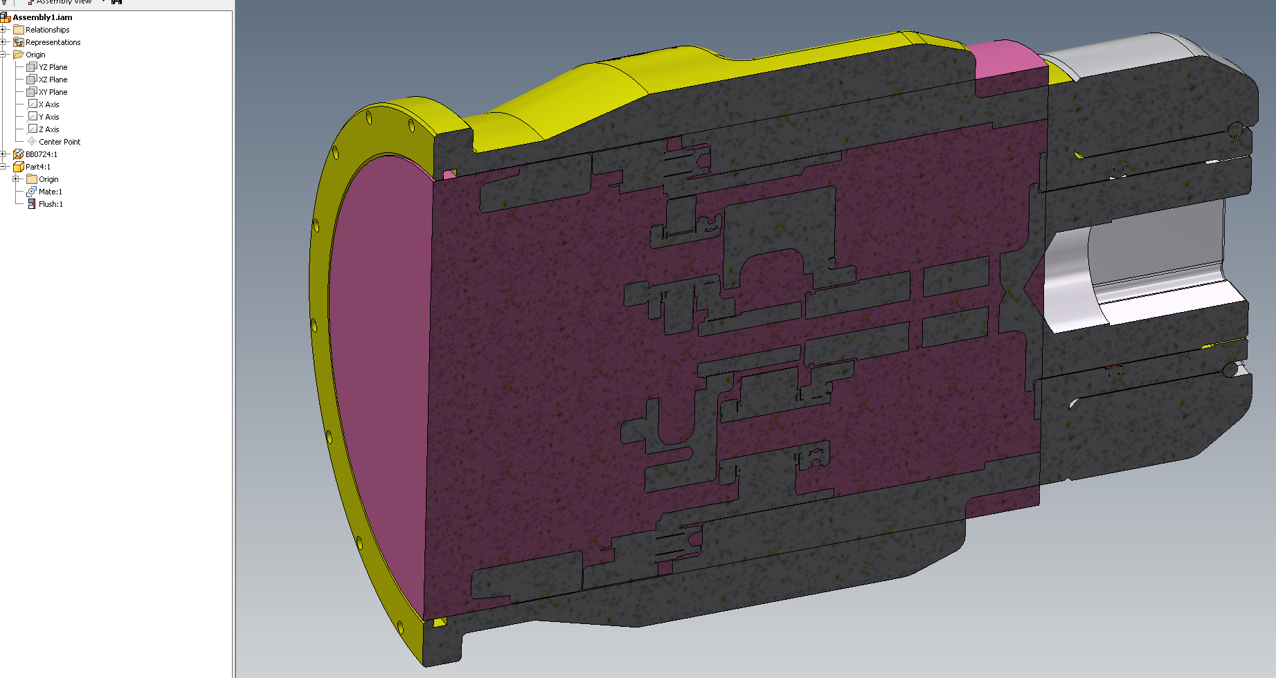 Solved: Finding internal volume in assembly NOT a single part ...