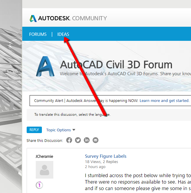 Survey Figure Labels - Autodesk Community