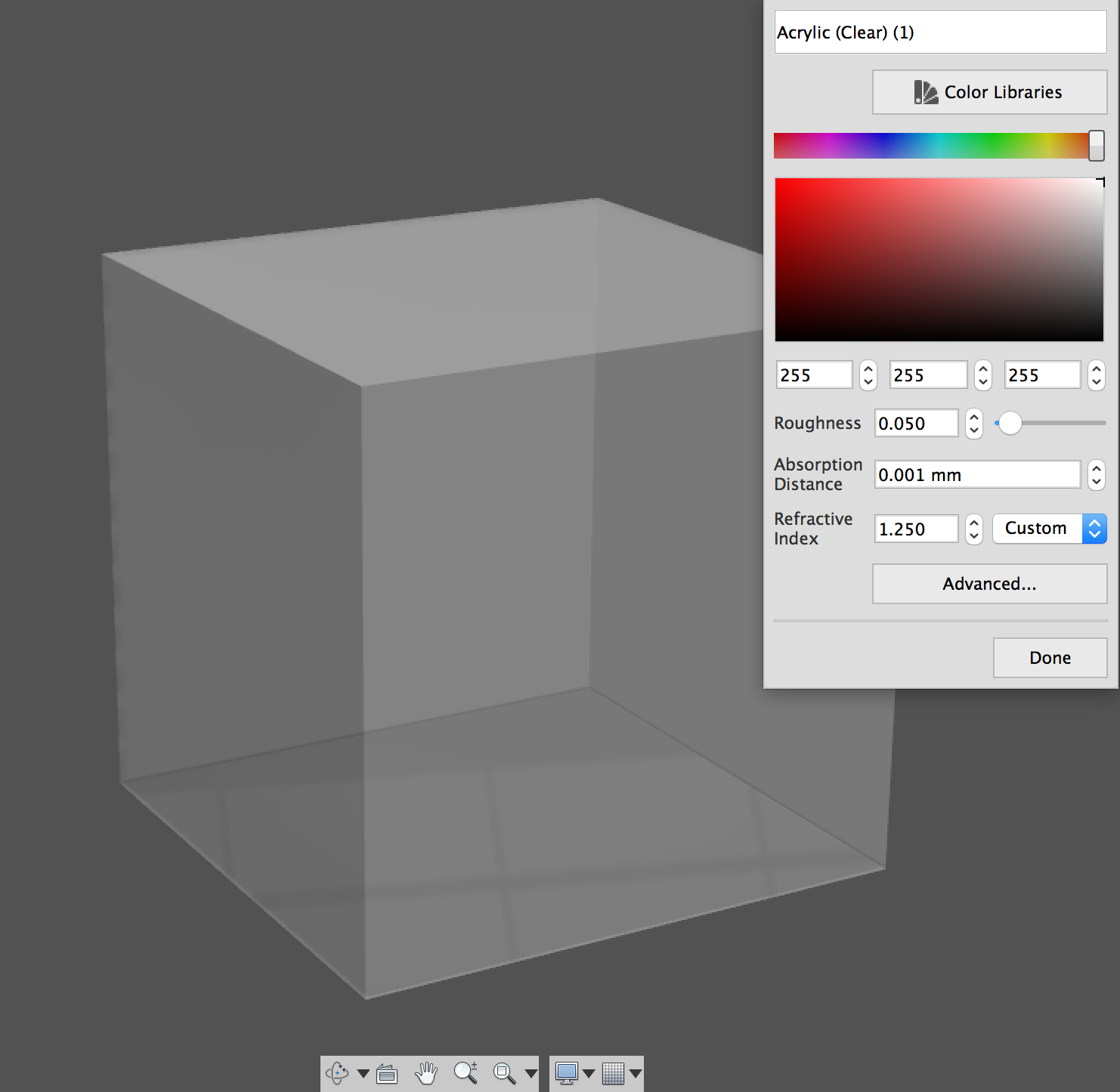 Transparent acrylic rendering - Autodesk Community