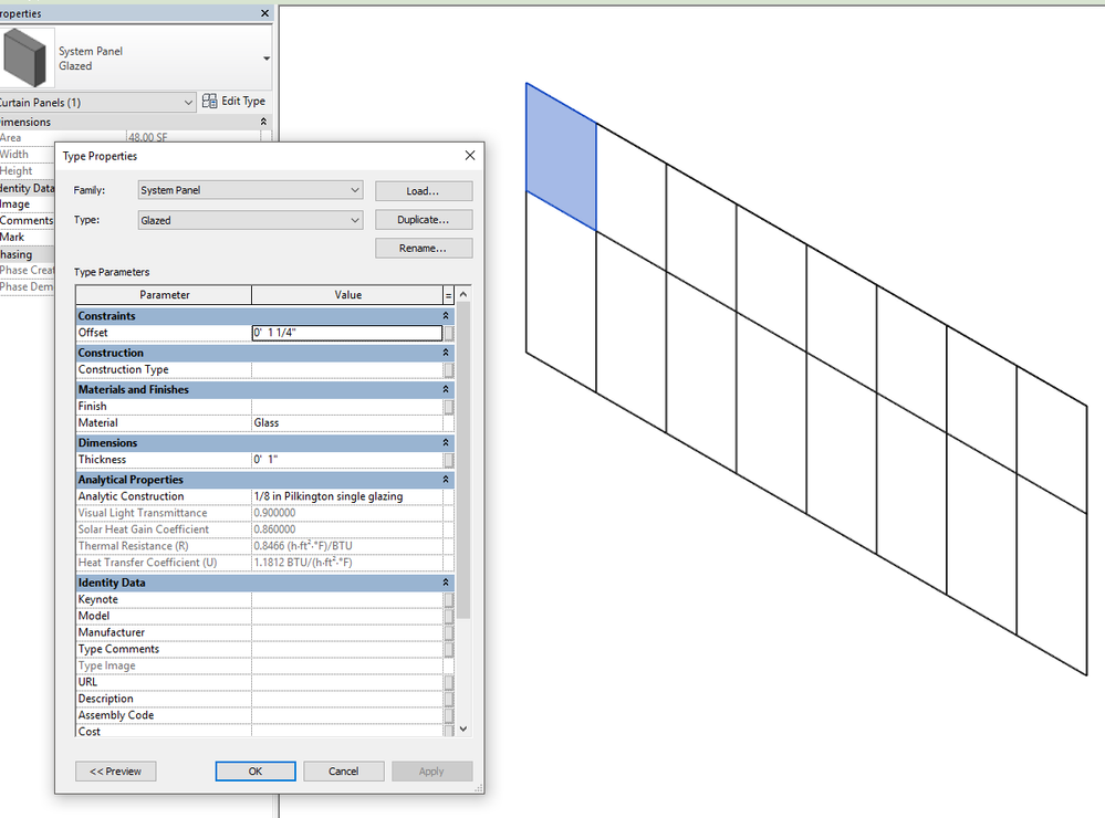 Solved: Can't change curtain wall glazing for BPAC - Autodesk Community -  Revit Products