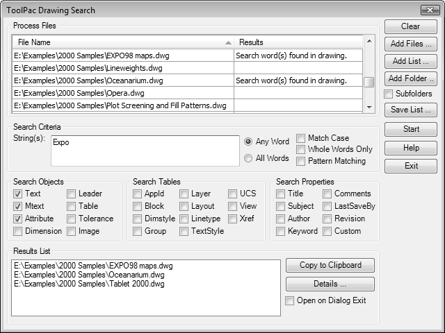 Searching drawings for text - Autodesk Community