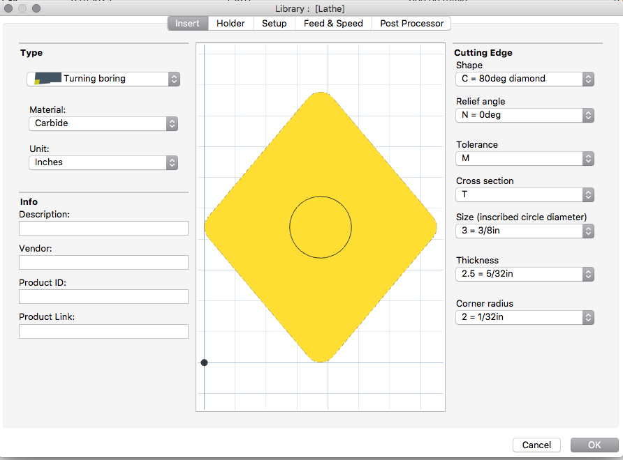 Lathe boring bar tool geometry - Autodesk Community