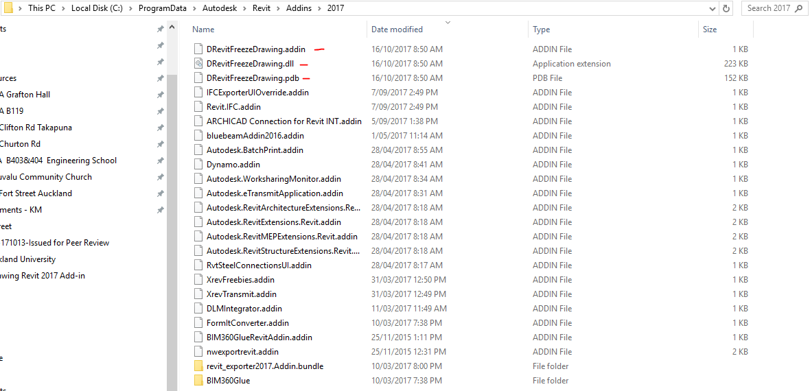 Solved: Revit 2017 Extensions - Freeze drawings - Autodesk Community