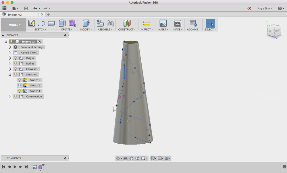 Solved: How to slice an object with a 3D sketch - Autodesk Community - Fusion  360