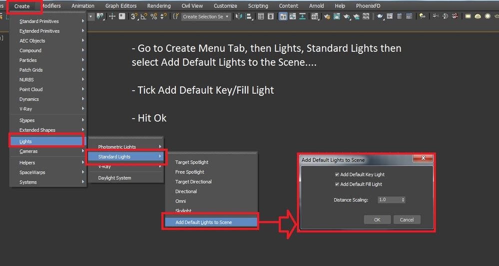 Solved: ART renderer default lighting? - Autodesk Community - 3ds Max
