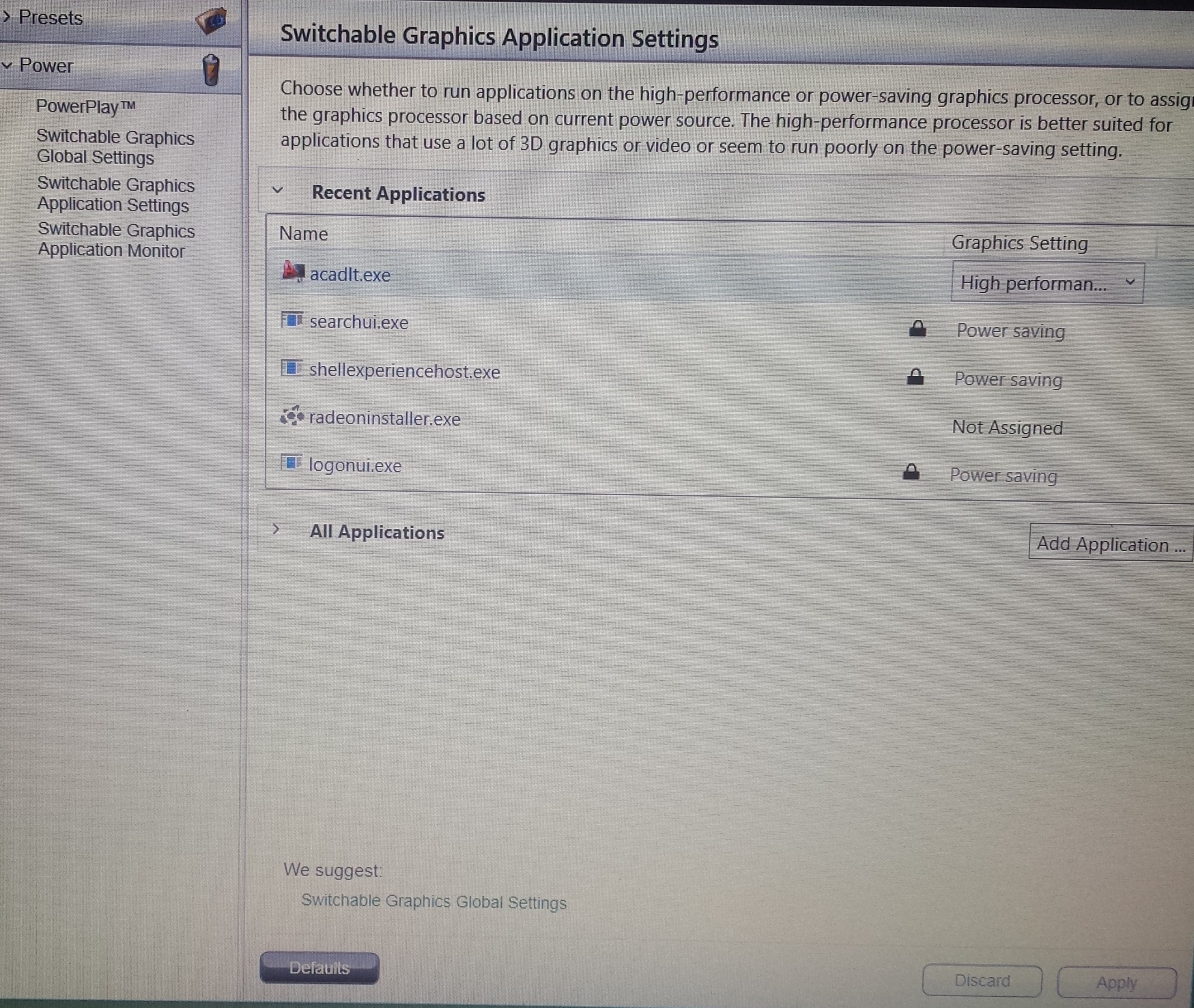 AutoCAD LT 2012 and AMD FirePro W4190M (HP zBook 15u G4 