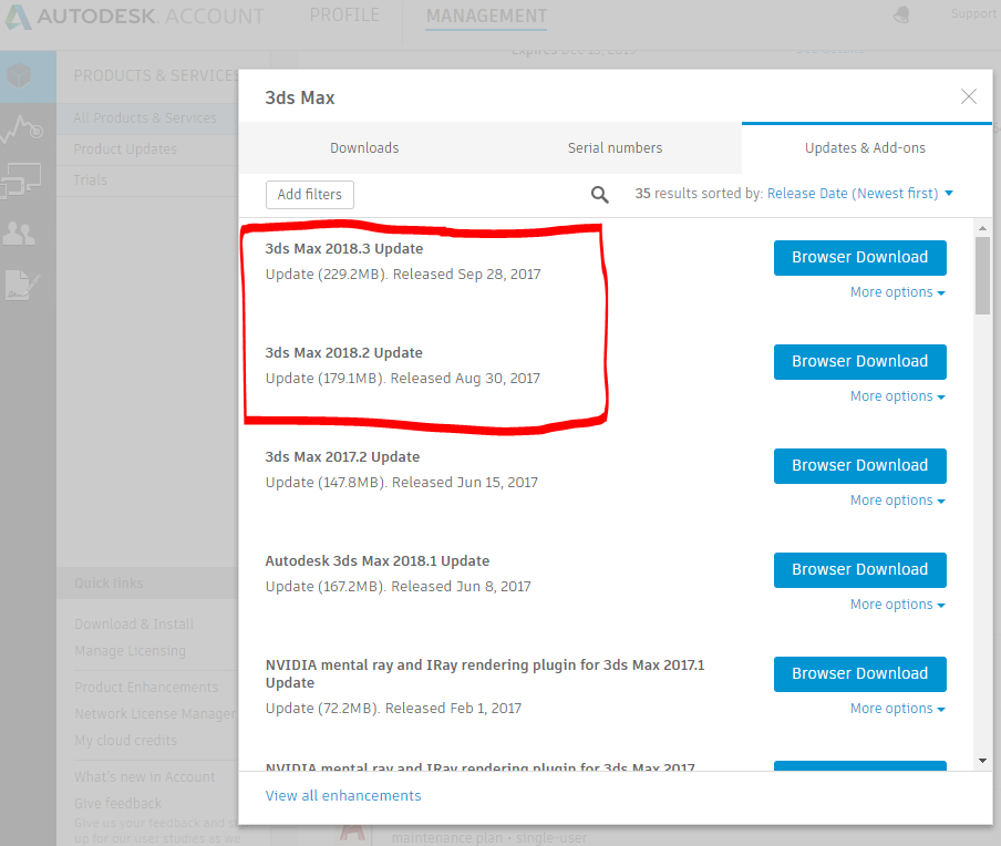Which update do I have installed in 3ds max 2018? - Autodesk Community -  Subscription, Installation and Licensing