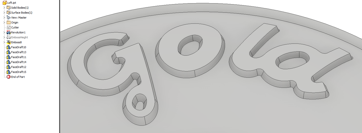 Solved Emboss/Extrude Autodesk Community