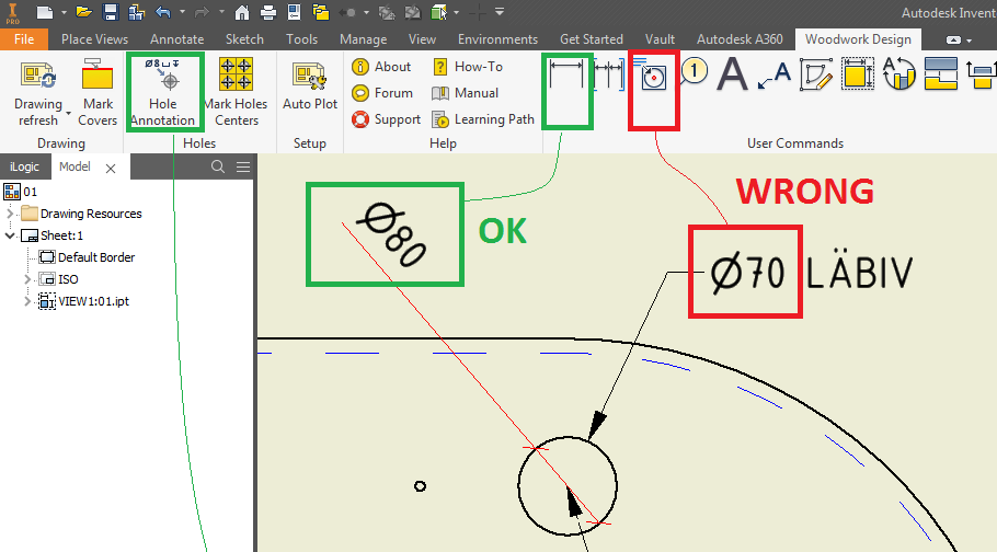 Solved: Inventor Hole notes shows wrong information - Autodesk Community