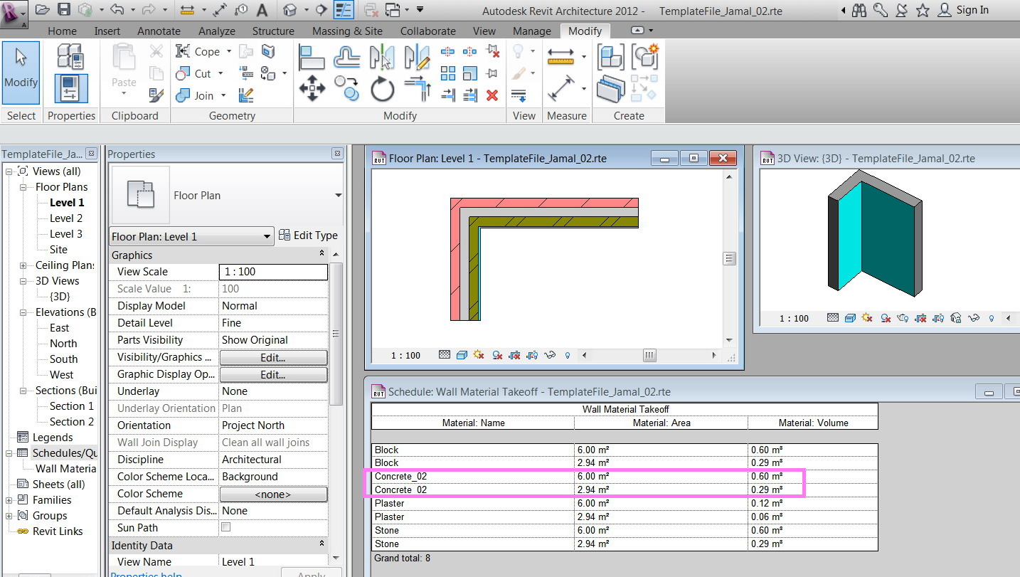 Solved: Quantities of layers of the wall, - Autodesk Community - Revit  Products