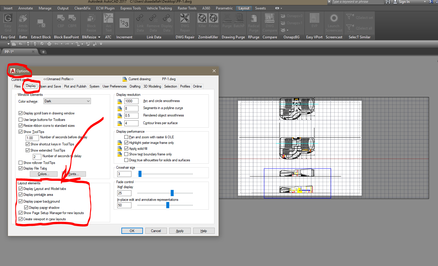 Solved: Layout view dispays in Black & White - Autodesk Community - AutoCAD  LT