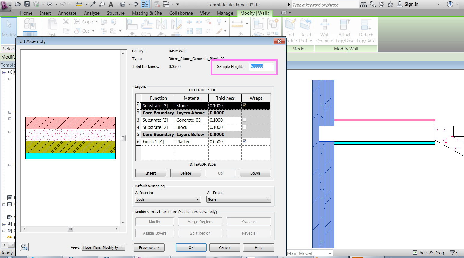What does the “sample height” indicate for? - Autodesk Community