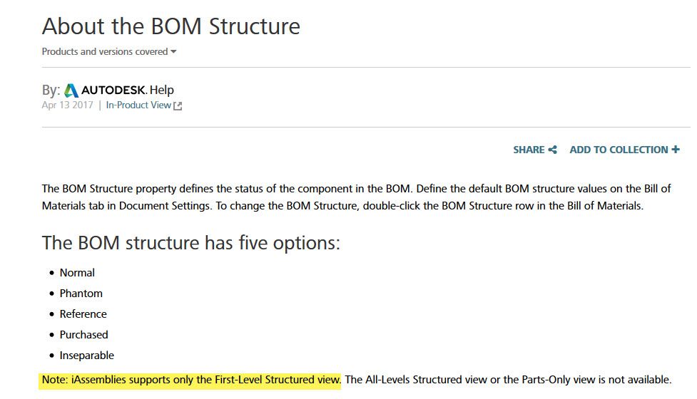 indented BOM - Autodesk Community - Inventor