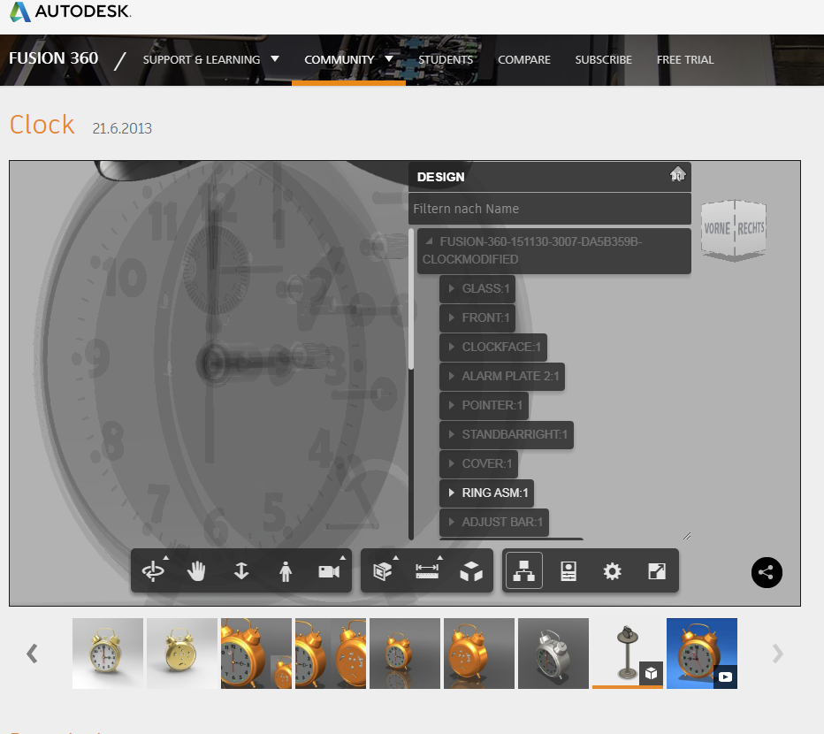 Pendulum clock making - Autodesk Community