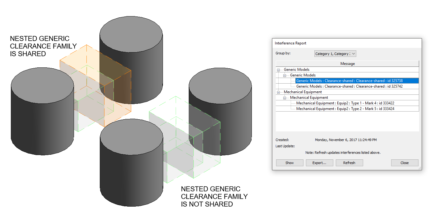 Interference check for a subcategory - Autodesk Community