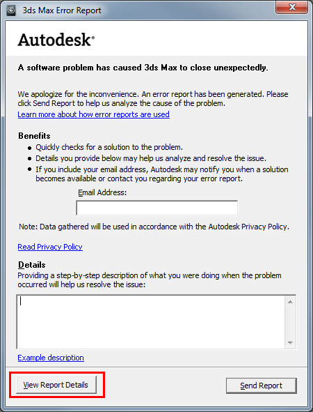 Is there a way to make 3ds max crash by a keybind or quick method? -  Autodesk Community - 3ds Max