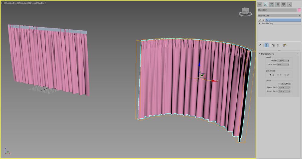 Solved: Curved Curtains - Autodesk Community - 3ds Max