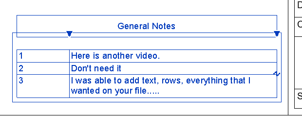 Creating scheduled general notes - Autodesk Community