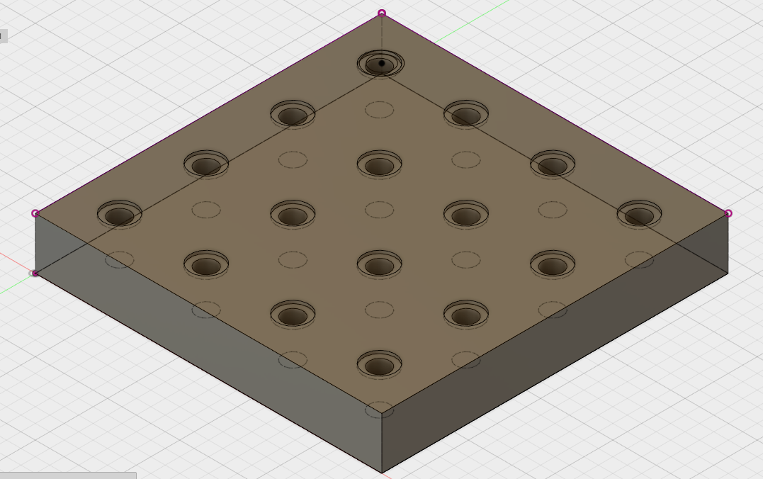 CAM operations for creating and enlarging a hole (with counterbore