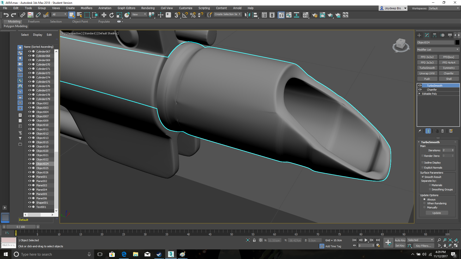 Solucionado: Need help with Chamfer and Turbosmooth - Autodesk Community - 3ds  Max