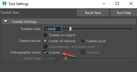 Orthographics are currently locked" when they are not? - Autodesk Community  - Maya