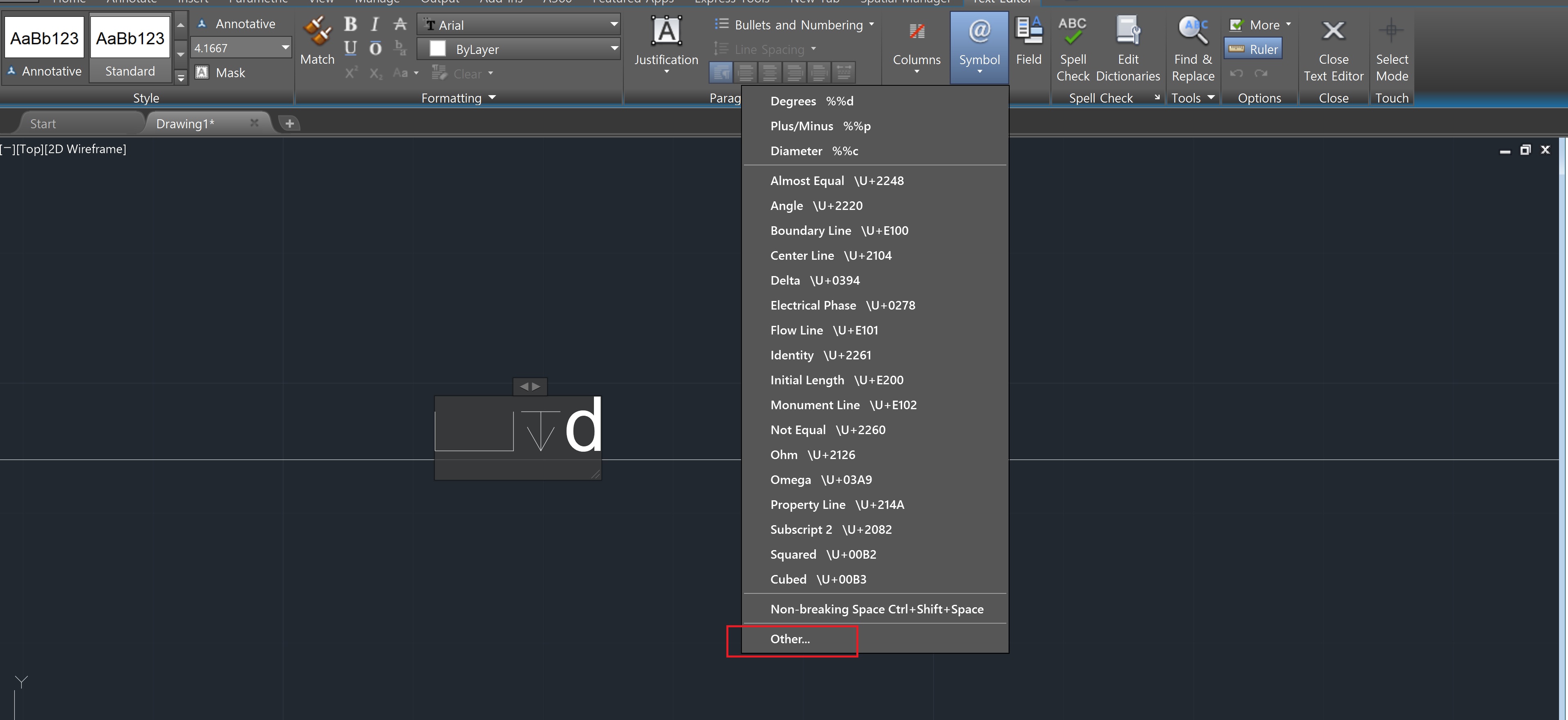 Solved: Inserting counterbore and depth symbols into dimension text. -  Autodesk Community - AutoCAD