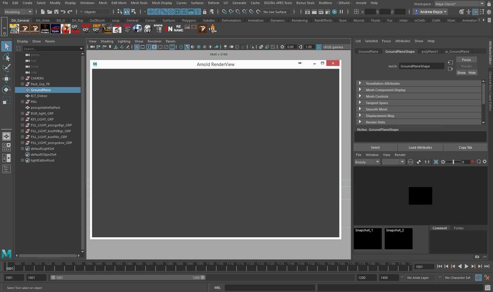 Solved Maya 2017 Arnold Render View Stuck Autodesk Community Maya