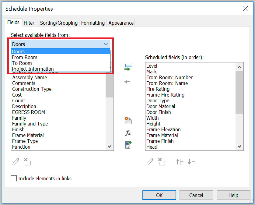 Revit Door Schedule Room Name Not Showing Straightlin vrogue.co