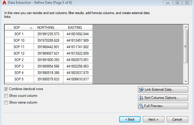 Sort column issue in data extraction - Autodesk Community