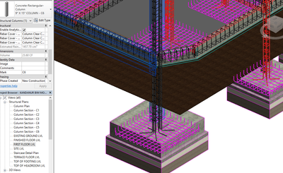 This column reinforcement doesn't change color