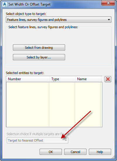 Width limit for corridor offset targets - Autodesk Community