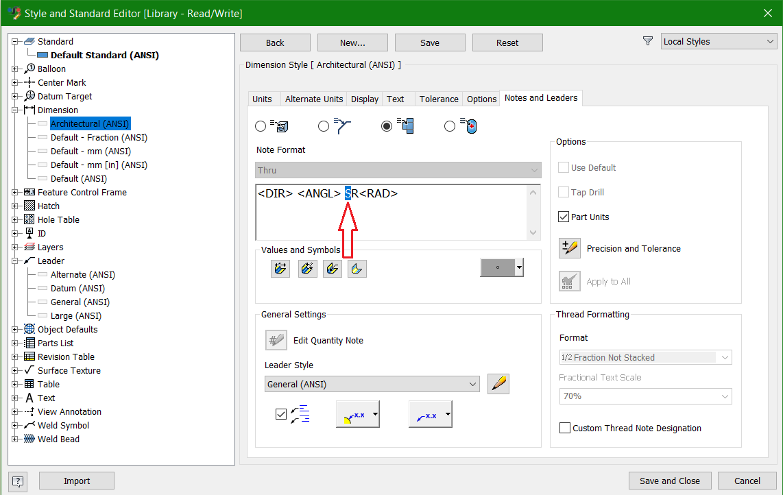 Solved Changing dimension defaults Autodesk Community