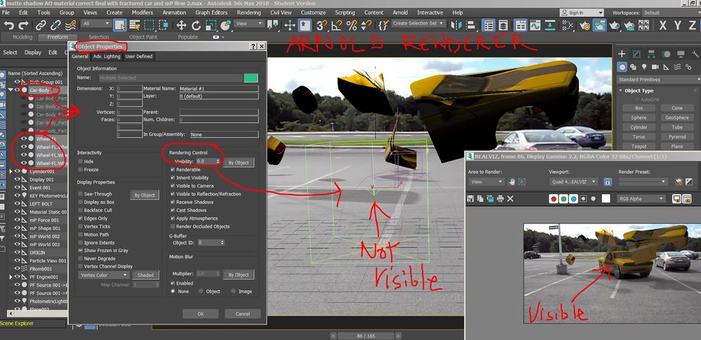 Object Properties Visibility not Controlling Render - Page 2 - Autodesk  Community - 3ds Max