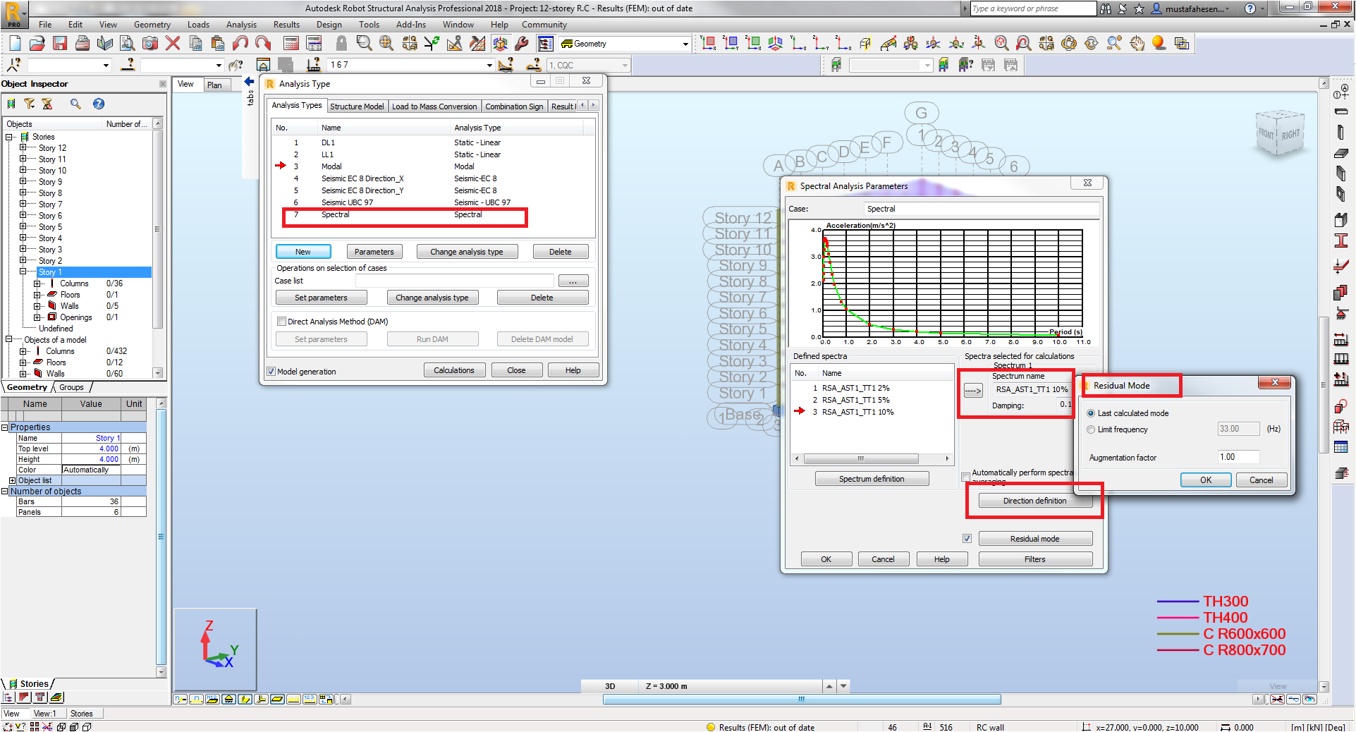 Solved: Residual mode by API - Autodesk Community - Robot Structural  Analysis Products