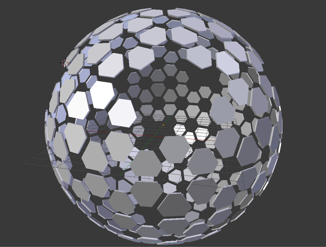 Solved: Creating a spehere made up from hexagon shapes - Autodesk Community  - Maya