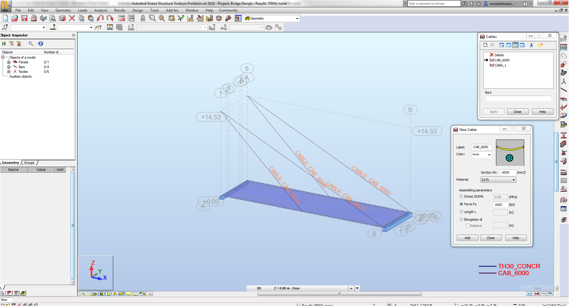 How to make cables for a cable stayed bridge on Robot - Autodesk Community