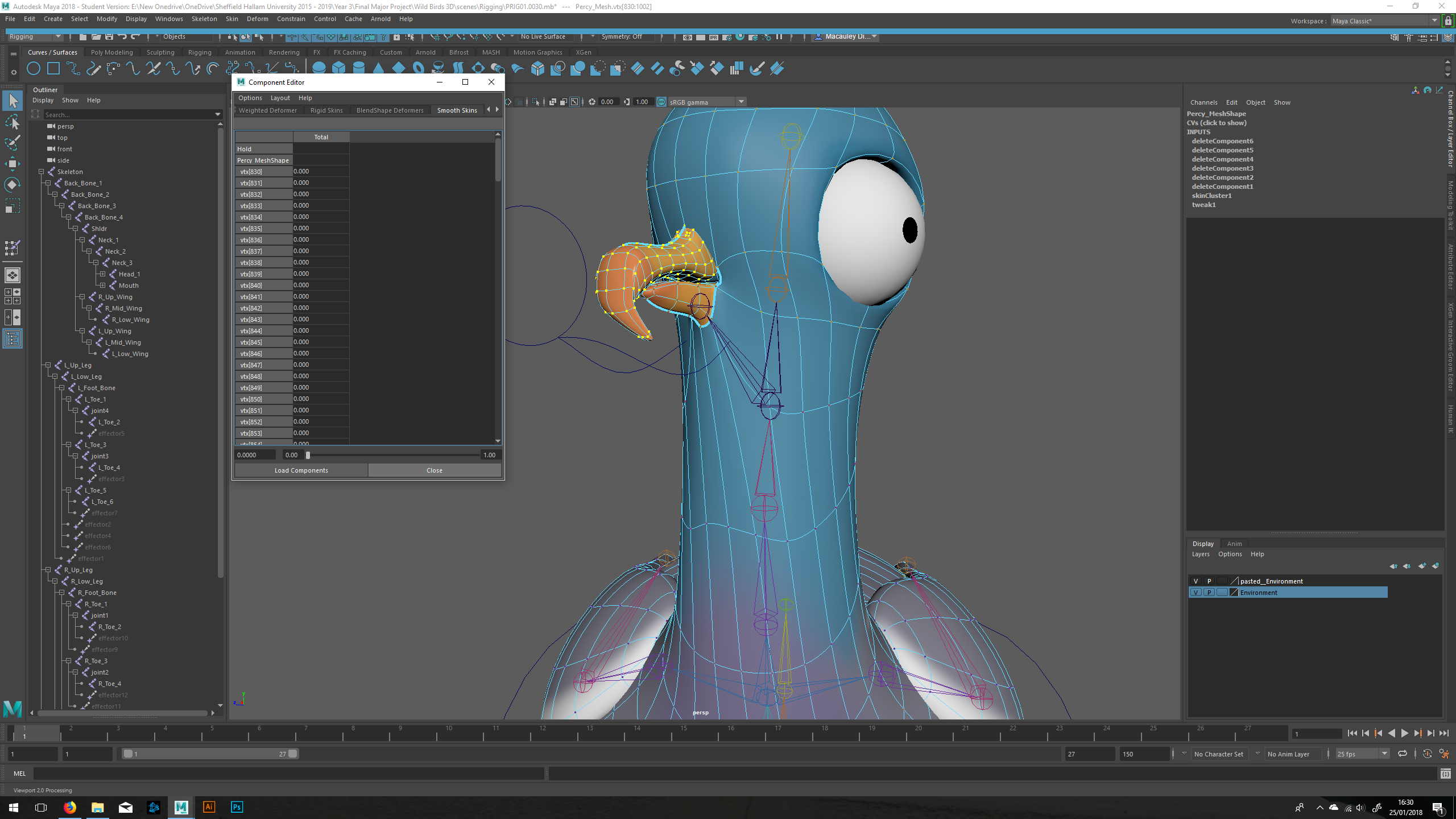Problem with Mesh Influence - Autodesk Community
