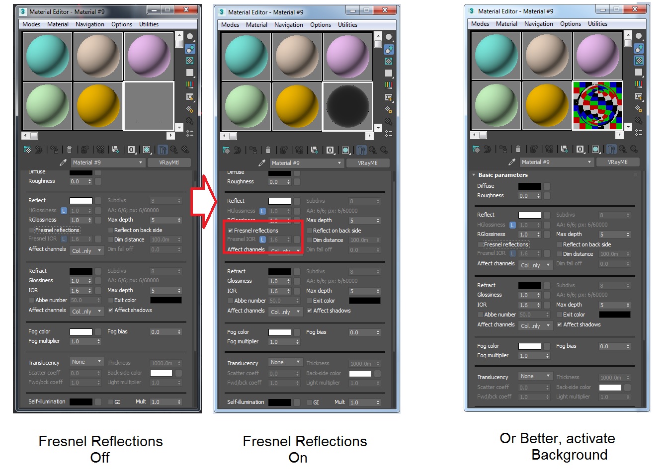 V-Ray: Material Editor incorrectly previews reflective materials - Autodesk  Community - 3ds Max