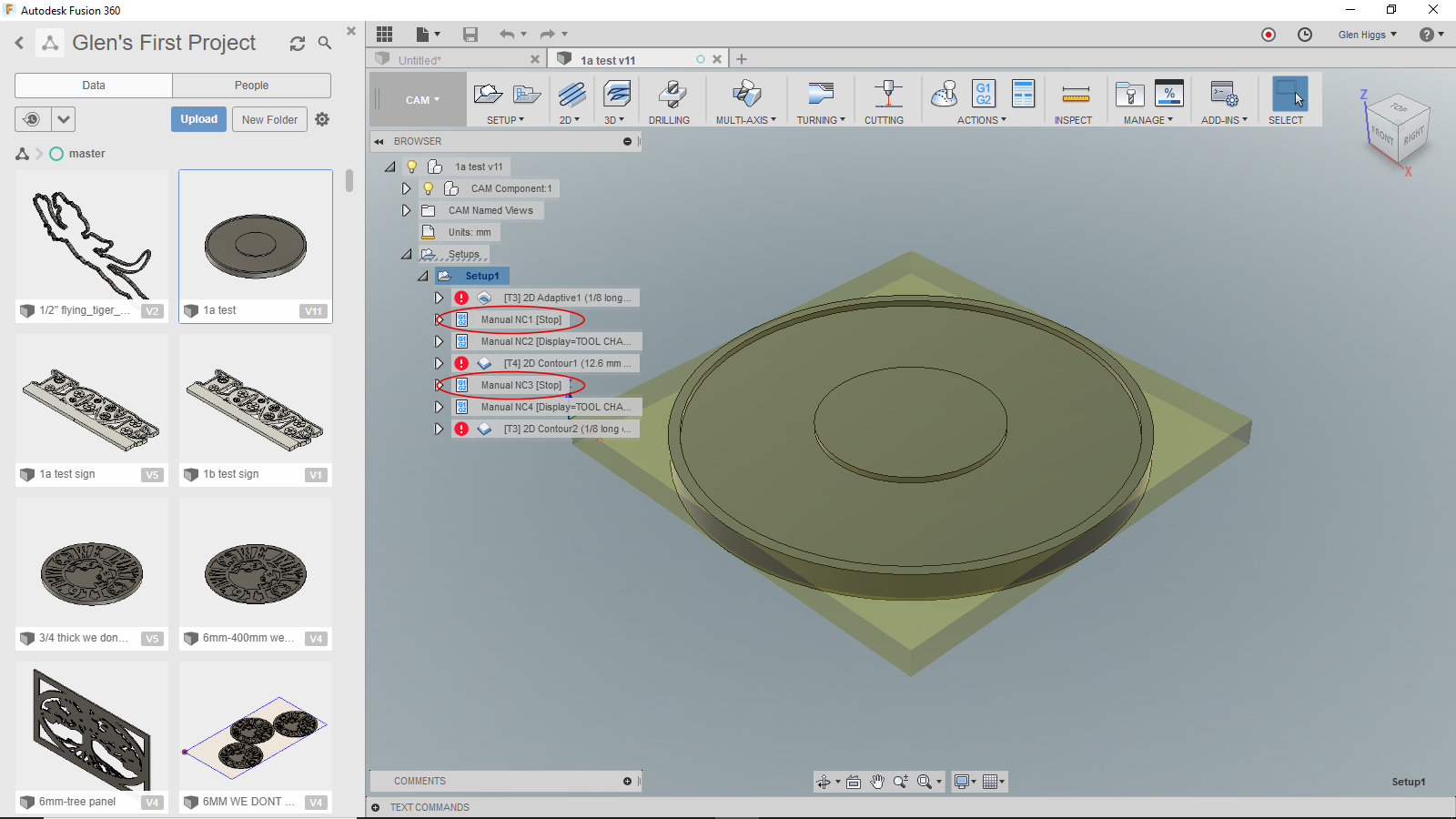 Solved: tool changes in cam best way to change tools? - Autodesk Community
