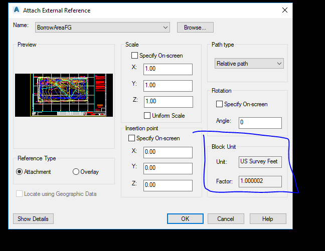 XREF, insert, MAPIINSERT an ortho-rectified aerial image into AutoCAD ...