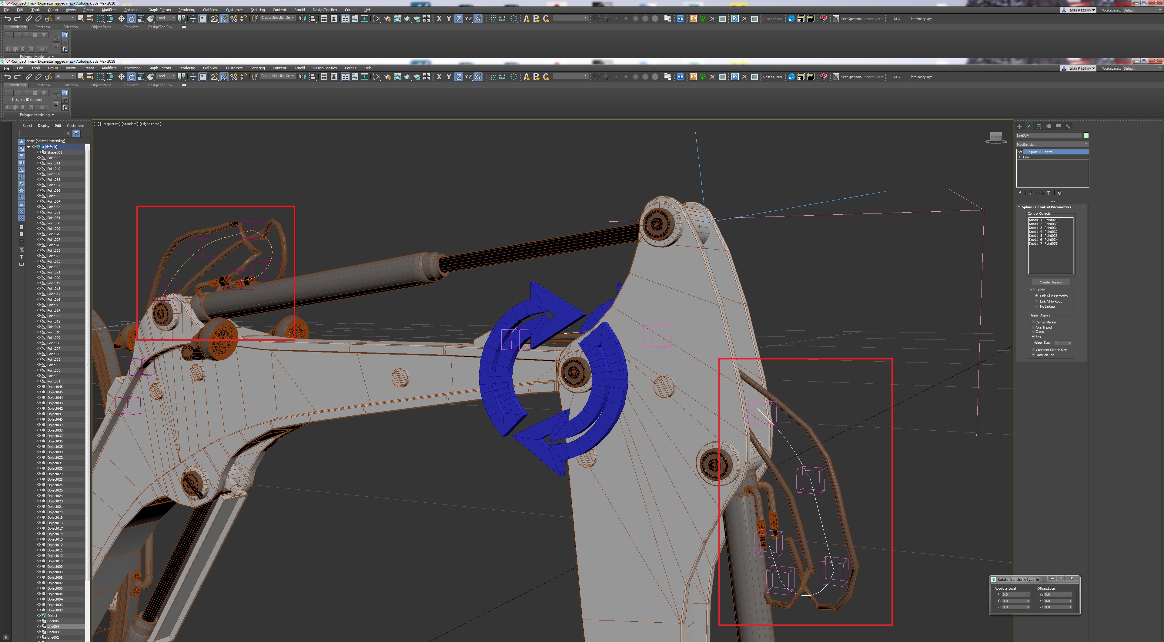 Rigging using Spline IK Control and Skin modifier - Autodesk Community - 3ds  Max