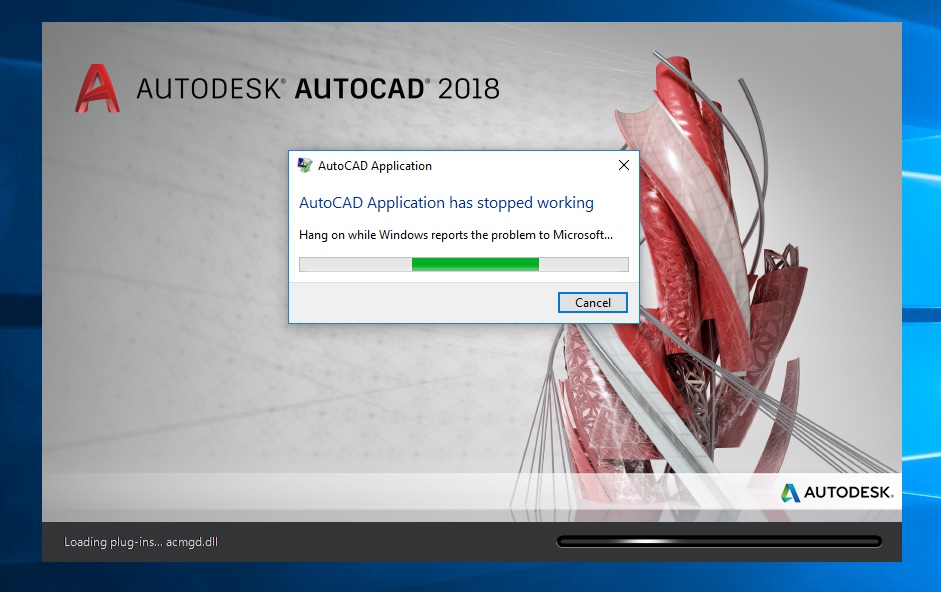 Solved: acmgd.dll Loading Issue at AutoCAD 2018 Startup - Autodesk ...