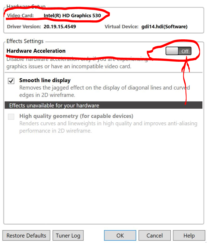 Solved: GRAPHICS CARD FOR AUTOCAD LT 2018 AND NOTEBOOK COMPUTER - Autodesk  Community - AutoCAD LT