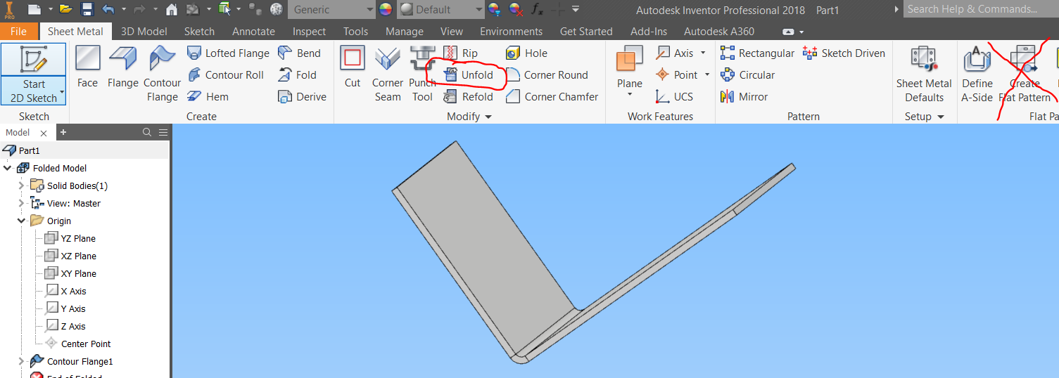 Solved: Sheet metal: flat pattern edits disappear - Autodesk Community