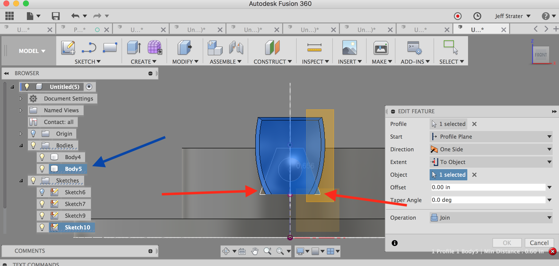 Solved: Extrude to multiple surfaces - Autodesk Community