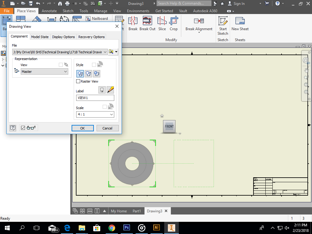  Inventor View Only Sketch When Drawing for Beginner