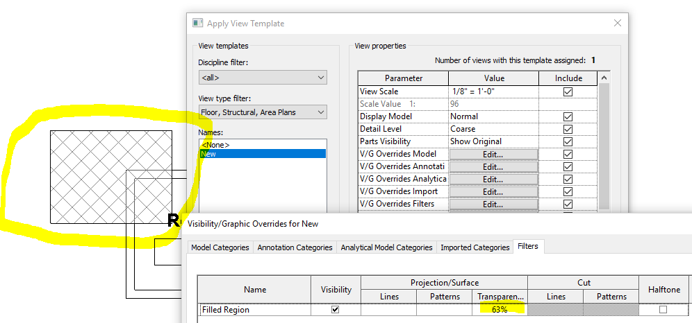 to change of a filled region - Community - Revit Products