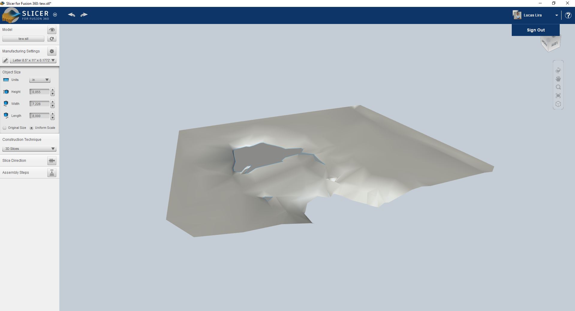 Slicer for Fusion 360 was unable to process this model. - Autodesk